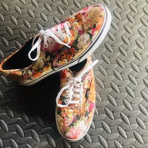 Vans Floral Authentic Lo Pro Shoes